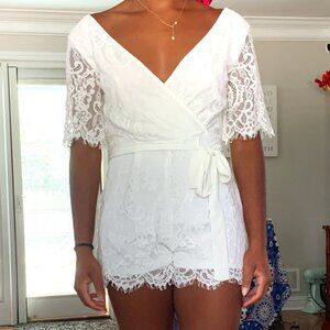 Lace Romper size small